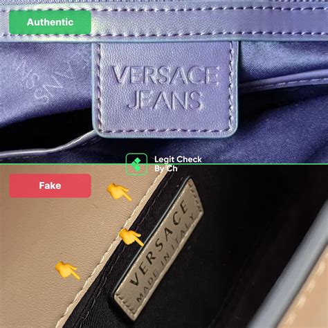 versace bag fake vs real|is versus Versace real.